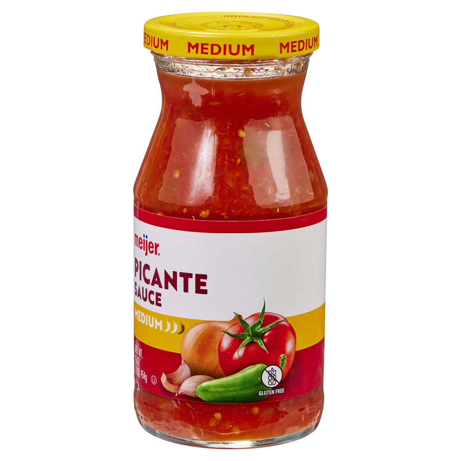 slide 4 of 5, Meijer Medium Mild Picante Salsa, 16 oz