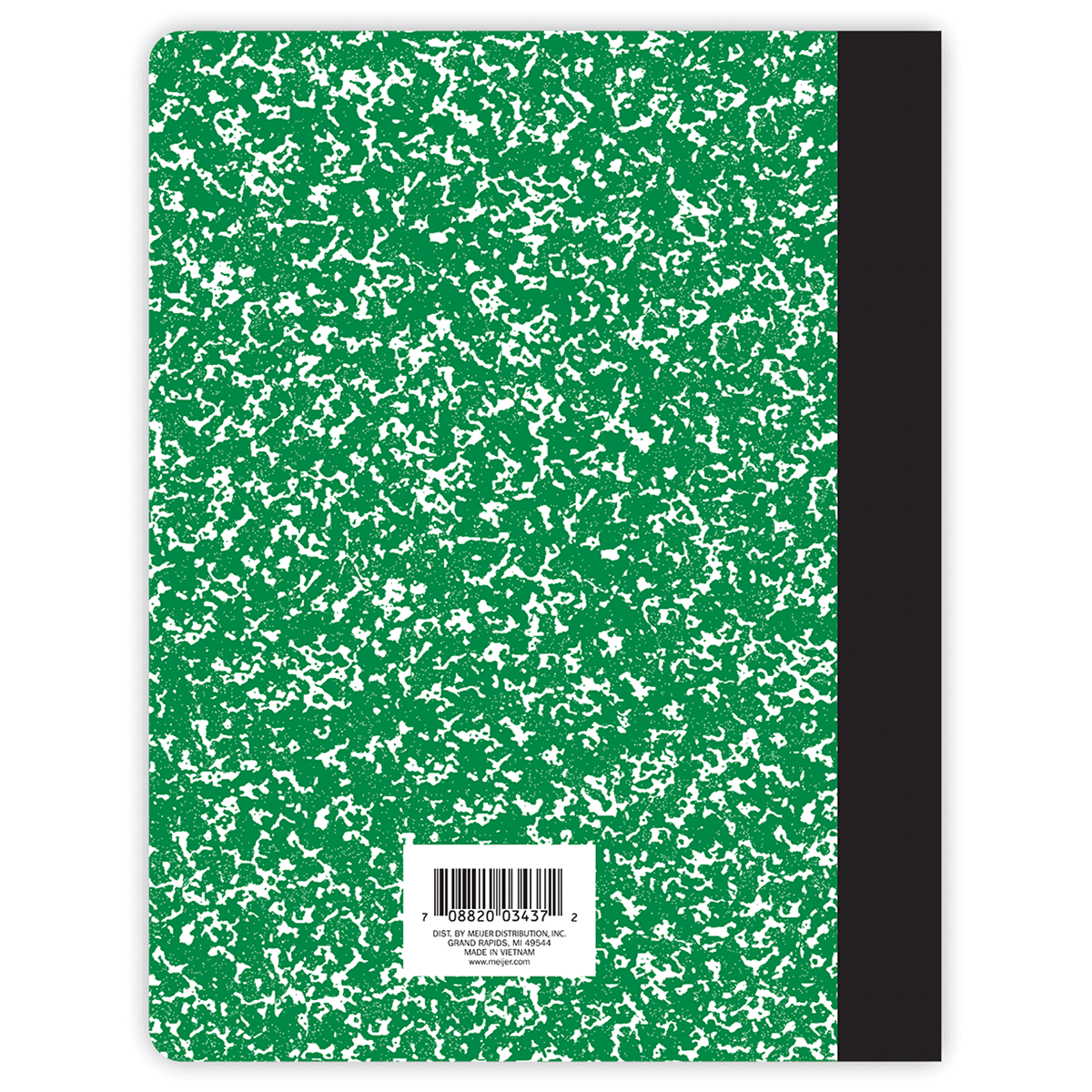 slide 2 of 6, Meijer Marble Colored Composition Book, 100 sheets