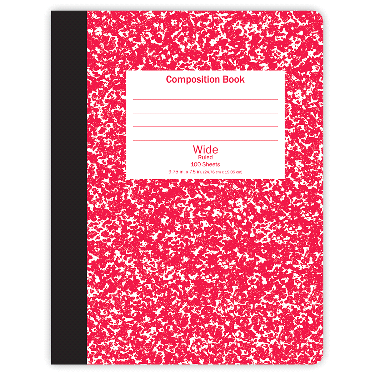 slide 4 of 6, Meijer Marble Colored Composition Book, 100 sheets