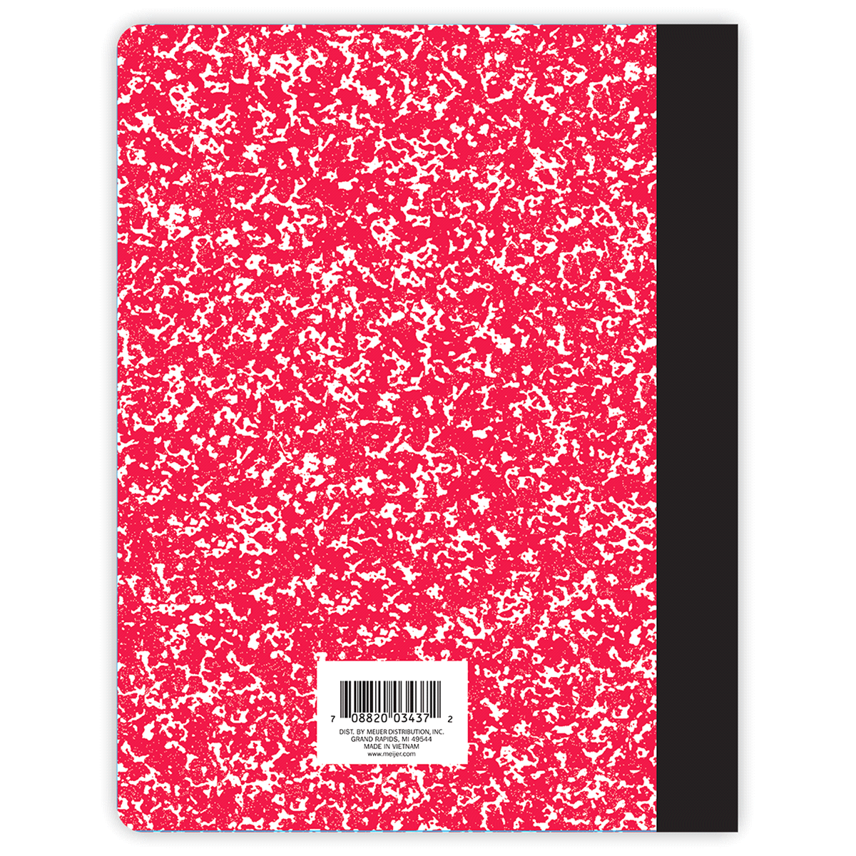 slide 6 of 6, Meijer Marble Colored Composition Book, 100 sheets