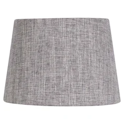 Room & Retreat Home white textured modified drum shade