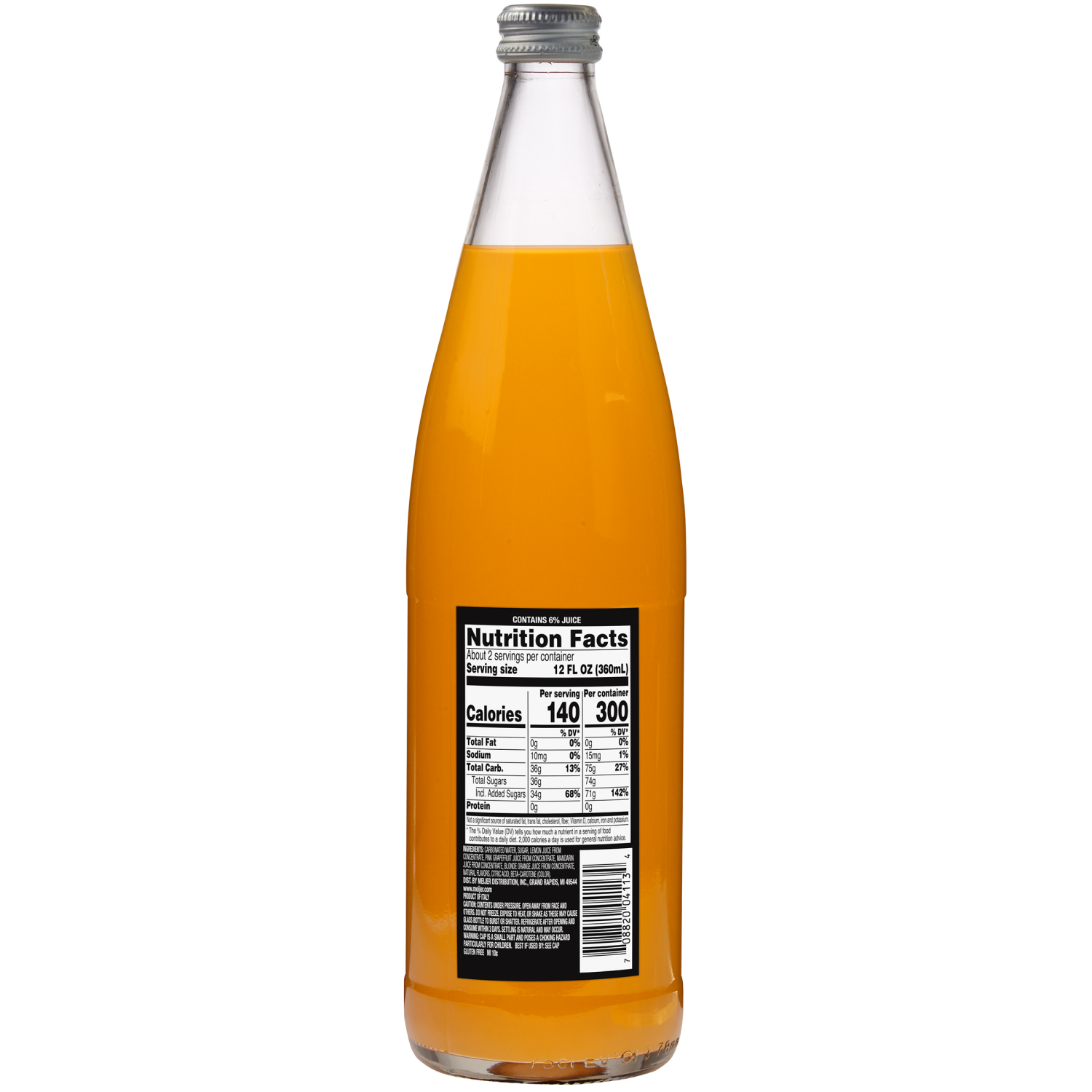 slide 2 of 2, Frederik's By Meijer Frederik's by Meijer Citrus Medley Italian Soda, 25.4 oz, 25.4 oz