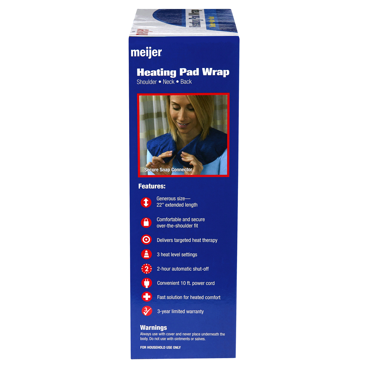 Meijer Heating Pad Wrap 1 ct Shipt