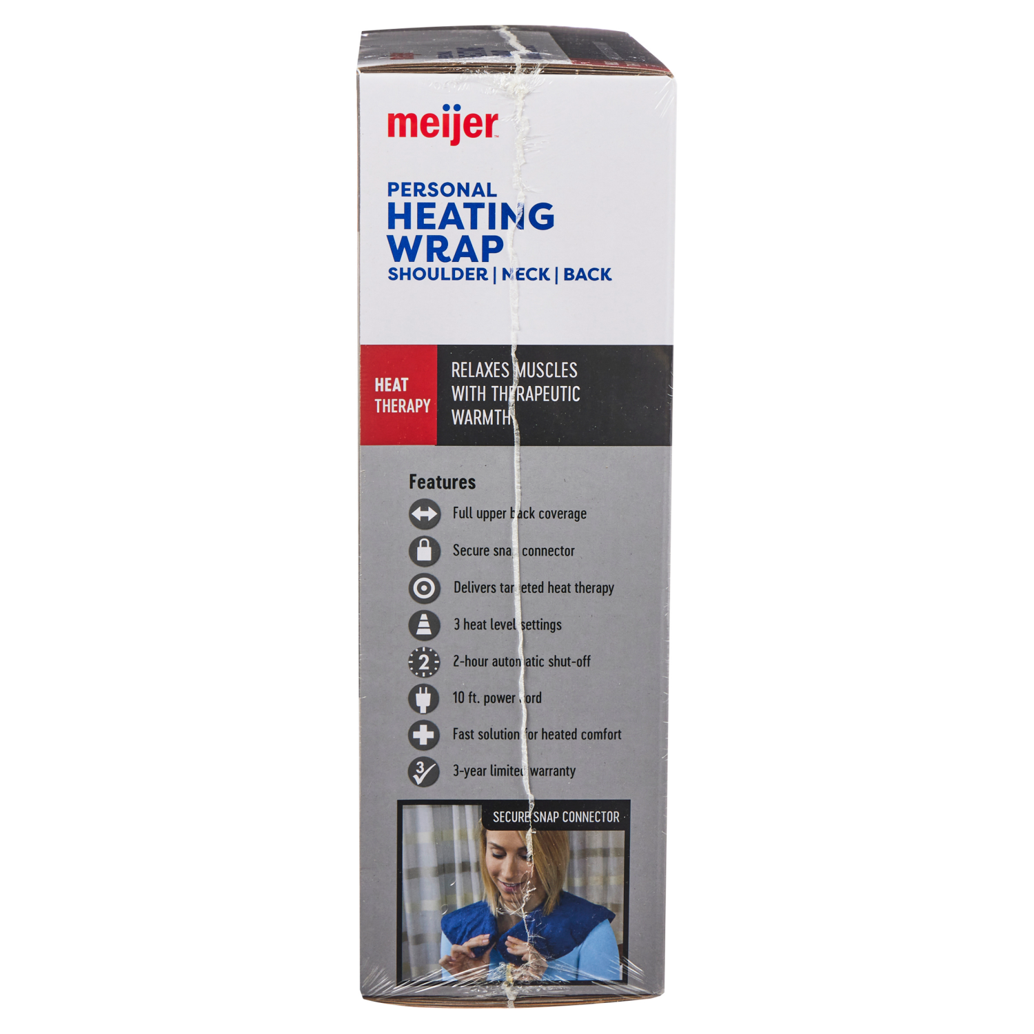 slide 2 of 5, Meijer Heating Pad Wrap, 1 ct