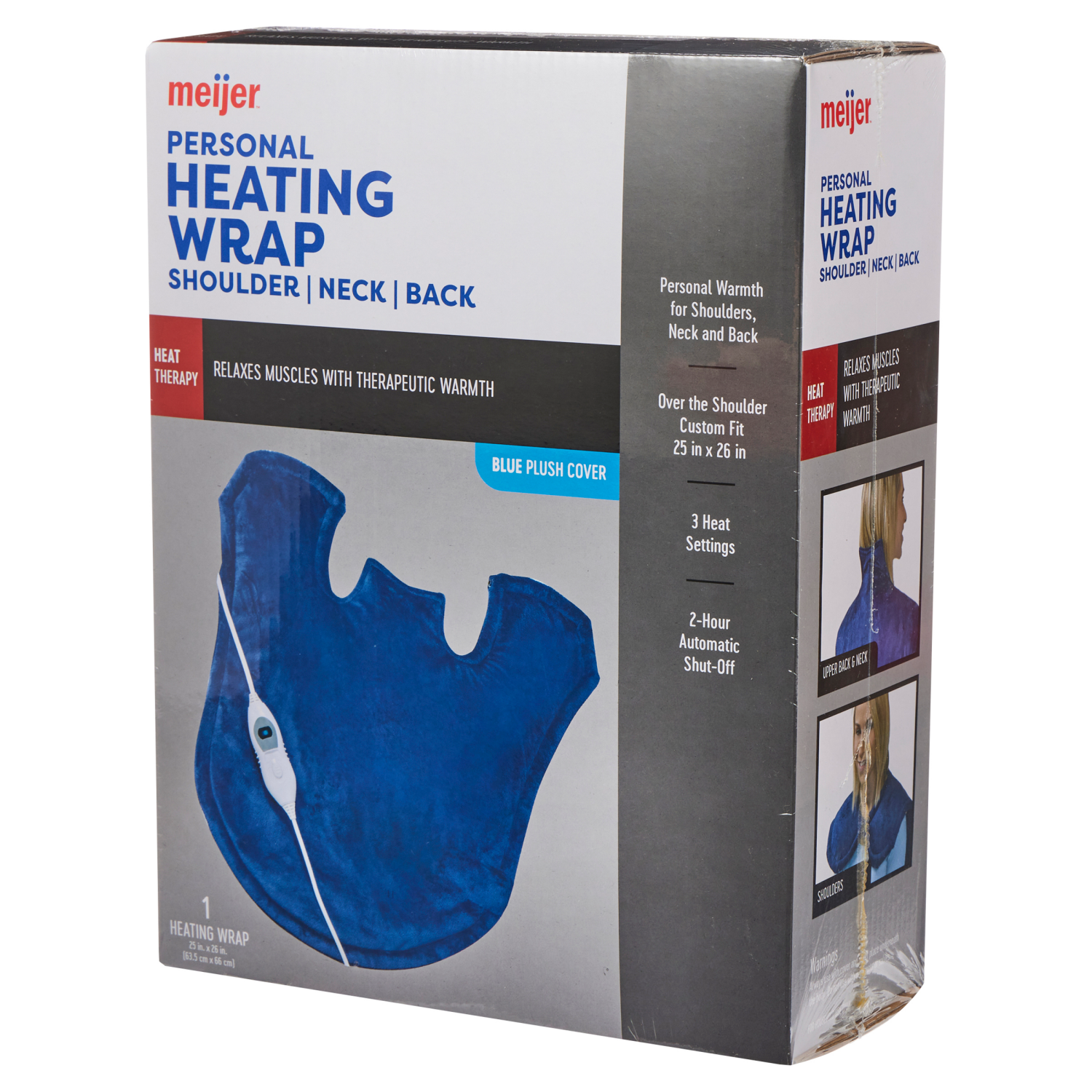 slide 4 of 5, Meijer Heating Pad Wrap, 1 ct
