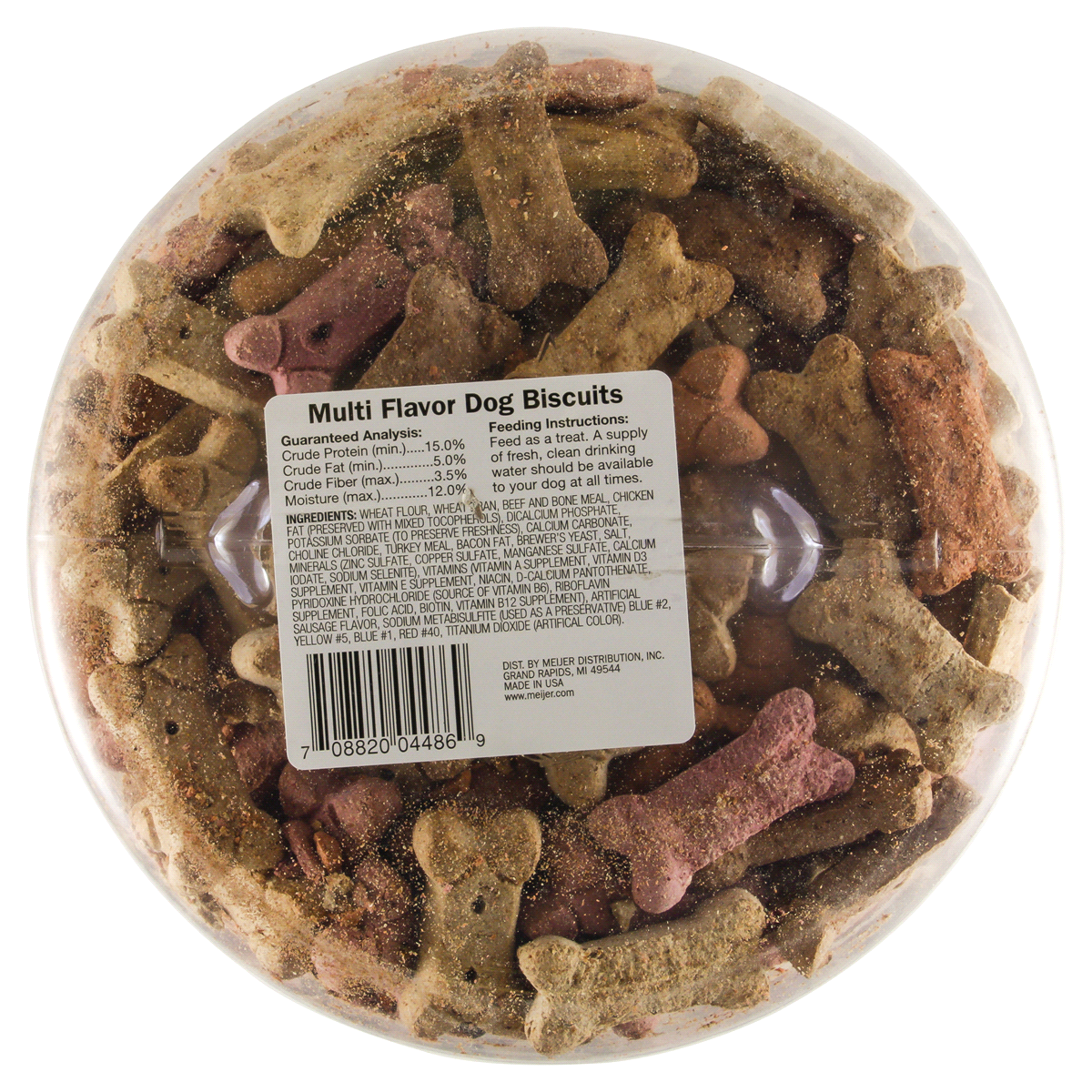 slide 3 of 3, Meijer Multi Flavored Dog Biscuits, 6 lb