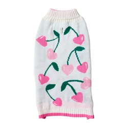 Meijer Mjr Vday Sweater Cherries Size M