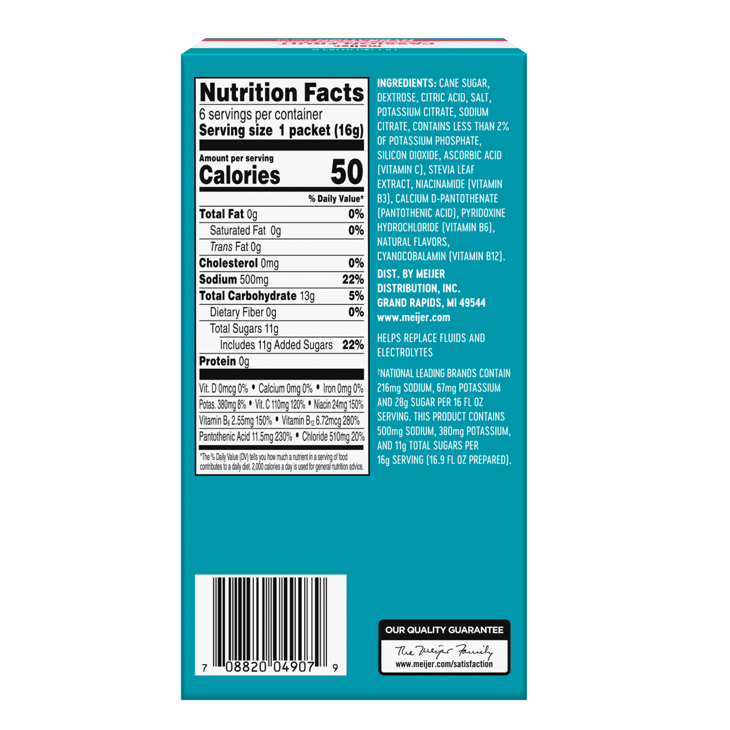 slide 2 of 8, Meijer Passion Fruit Hydration Drink Mix - 6 ct, 6 ct