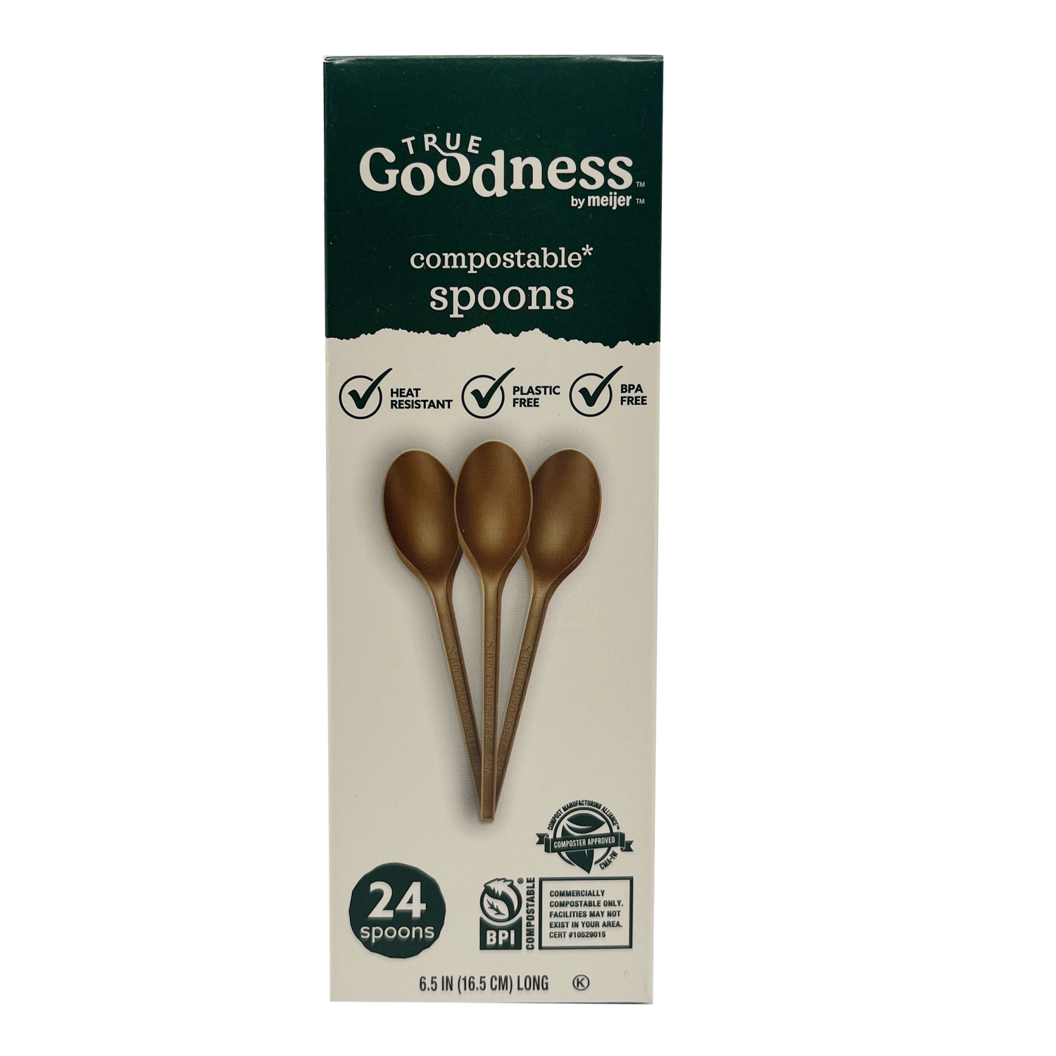 slide 1 of 4, True Goodness Comp Spoons 24Ct, 24 ct