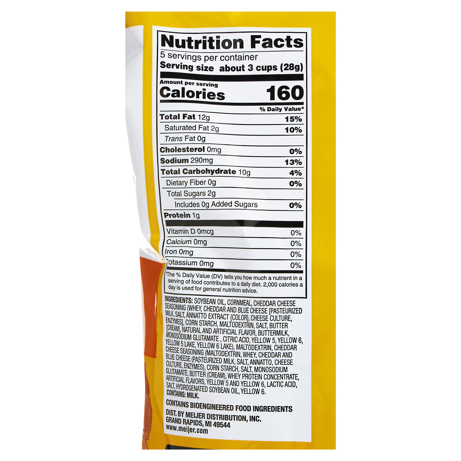 slide 2 of 2, Meijer Cheddar Cheese Puffcorn, 5 oz, 5 oz