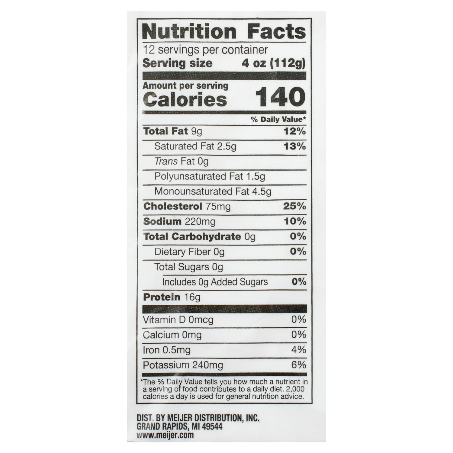 slide 3 of 3, Meijer Frozen Chicken Thighs, 48 oz, 48 oz