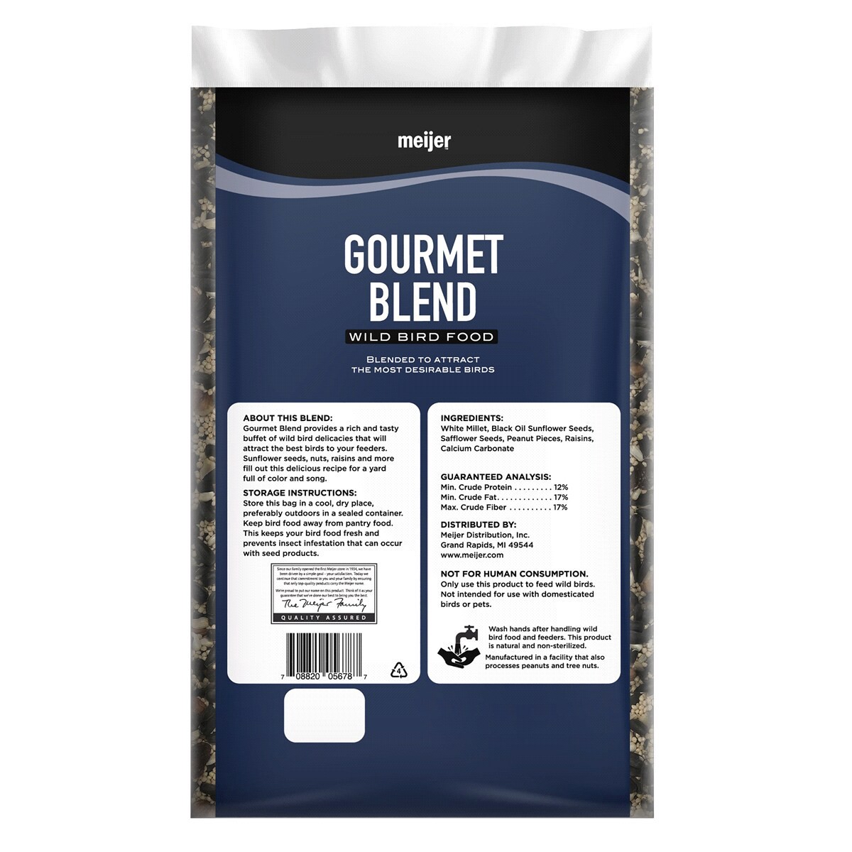 slide 2 of 2, Meijer Gourmet Blend Wild Bird Food, 10 lb