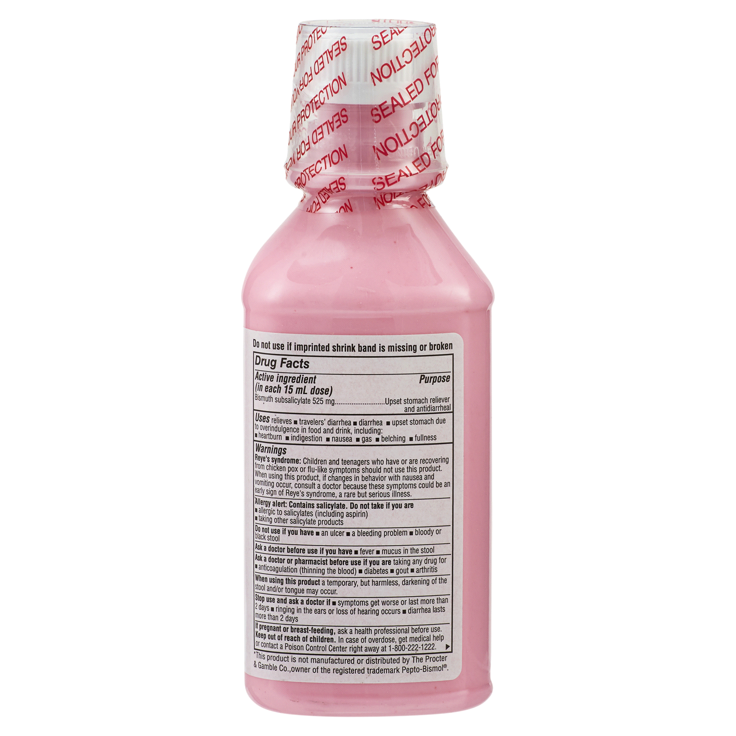 slide 3 of 5, Meijer Stomach Relief Max Strength Liquid, 12 oz