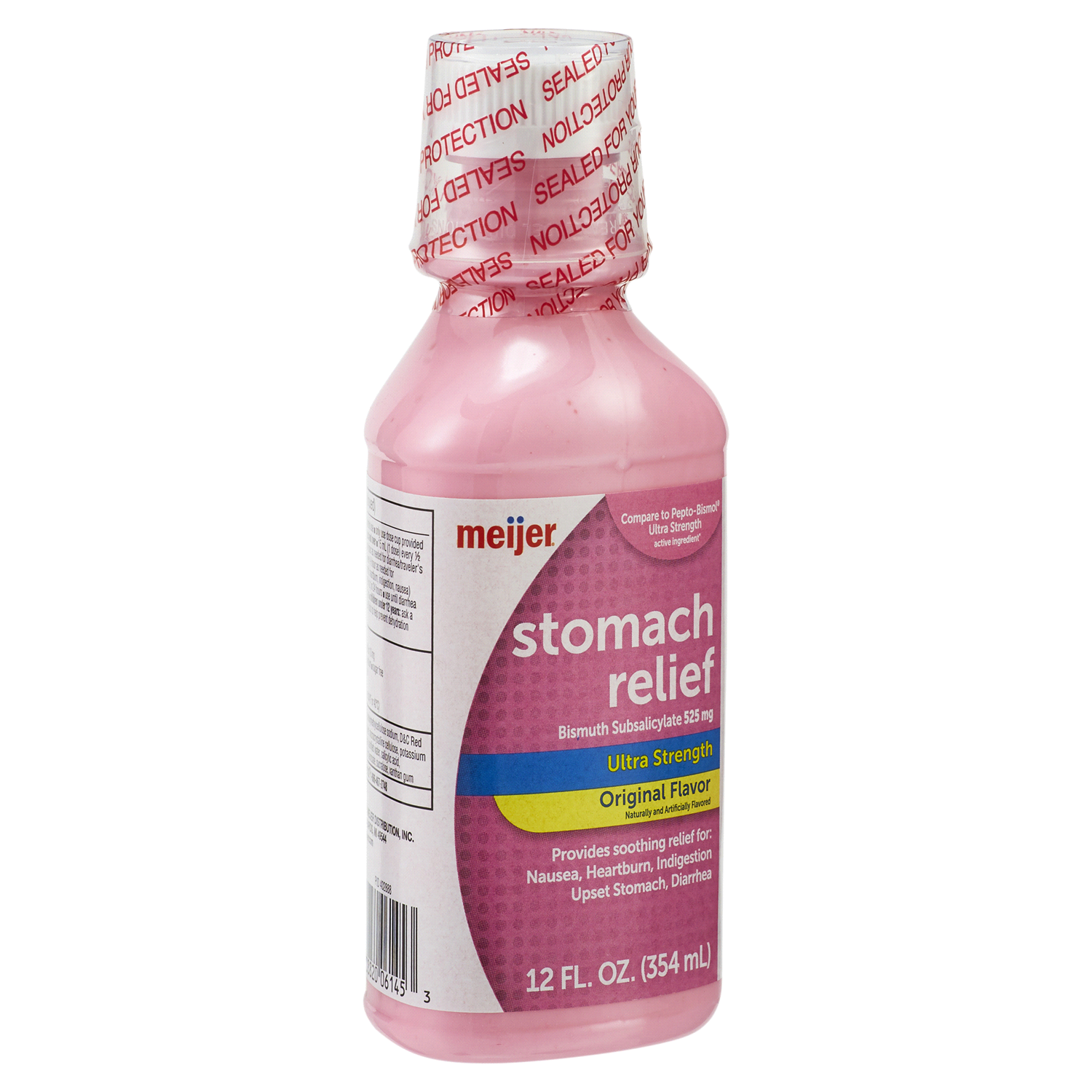 slide 4 of 5, Meijer Stomach Relief Max Strength Liquid, 12 oz