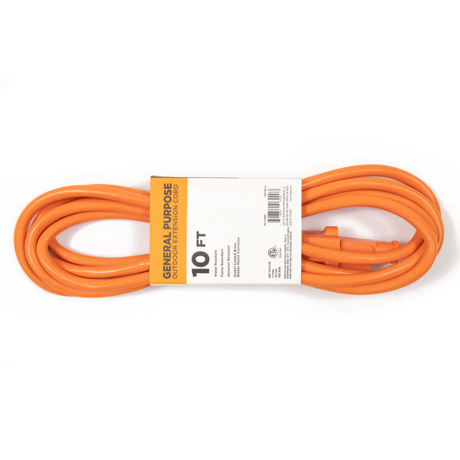 slide 2 of 3, Meijer Outdoor Extension Cord, General Purpose Ec501610, 10 Ft, 10 ft