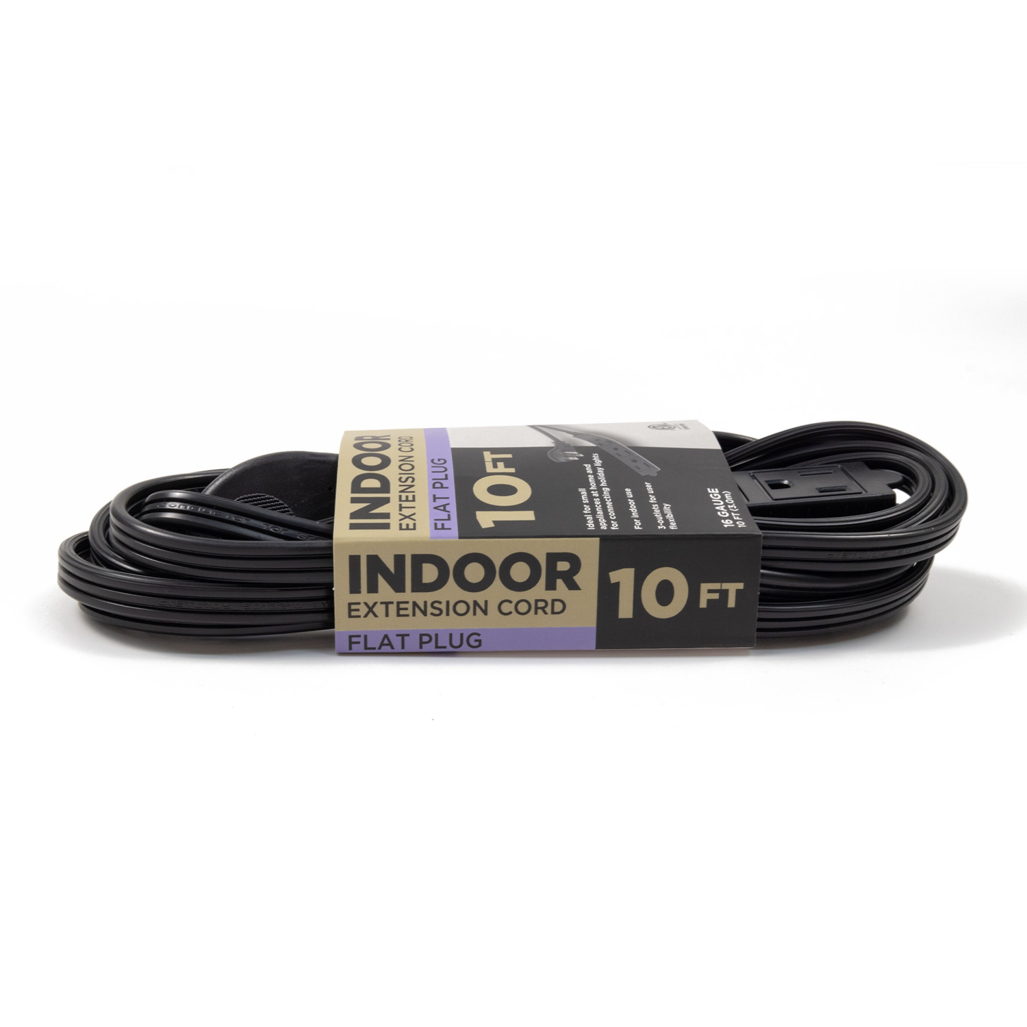 slide 3 of 3, Meijer Household Extension Cord, 10 Ft, 1 Ct, 10 ft, 1 ct