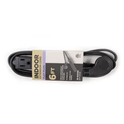 Meijer Indoor Snug Plug Extension Cord, 6 Ft, 1 Ct