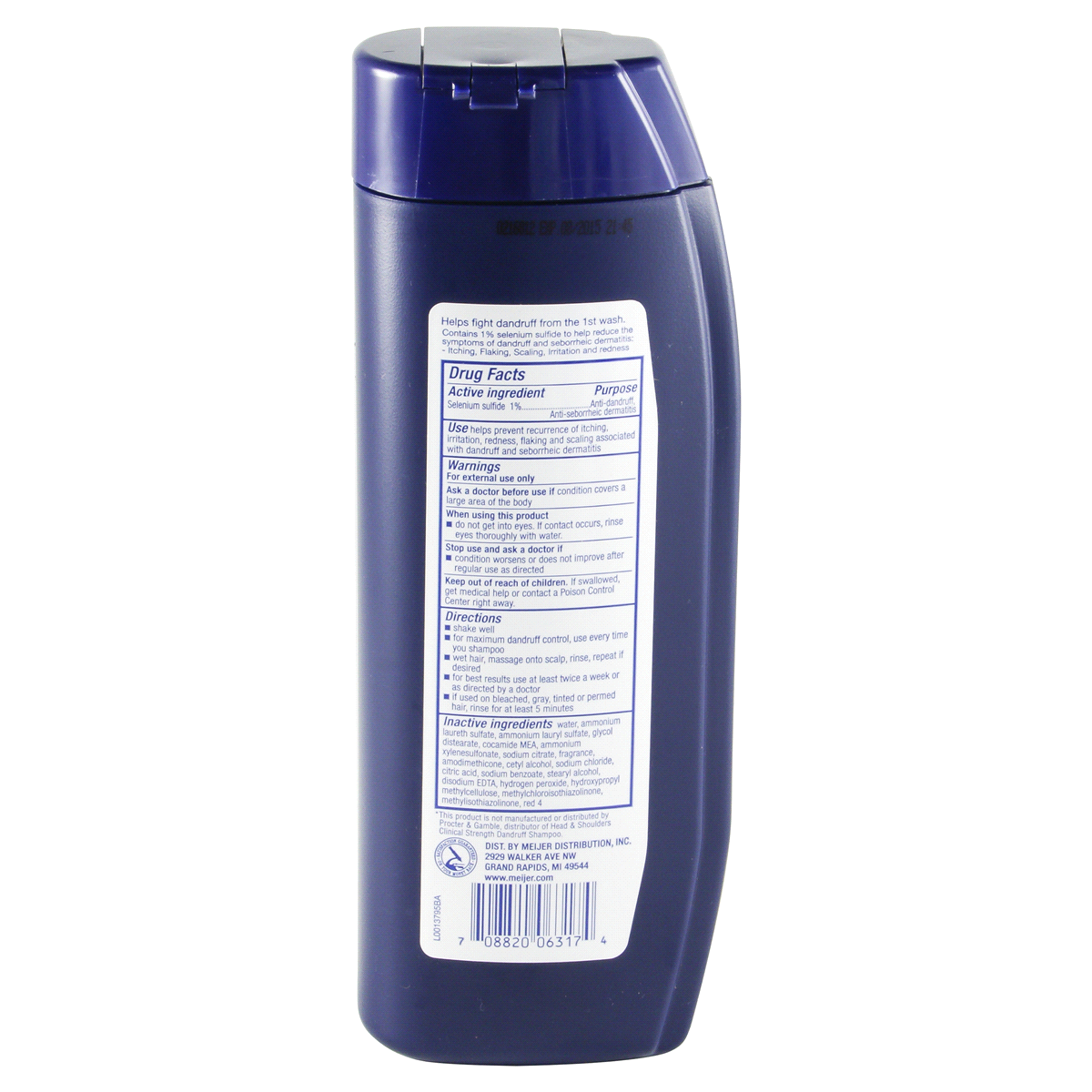 Meijer Advanced Solution Dandruff Shampoo 14.2 oz Shipt