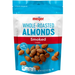 Meijer Smoked Whole Almonds - 16 oz