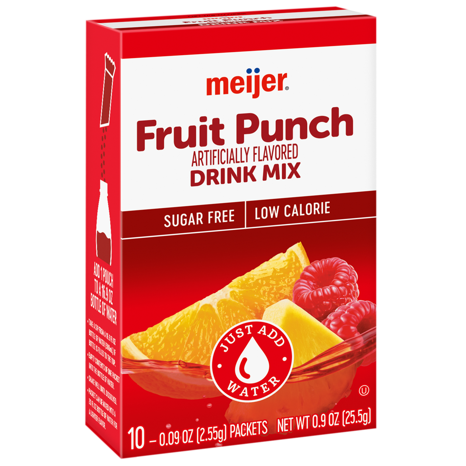 slide 6 of 8, Meijer Fruit Punch Drink Mixer - 10 ct, 10 ct