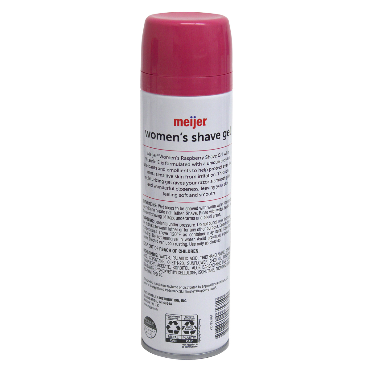 slide 2 of 2, Meijer Womens Shave Gel Raspberry 7Oz, 7 oz