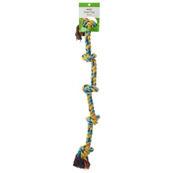 Meijer 5 Knot Rope Tug Dog Toy, Extra Large, 34"