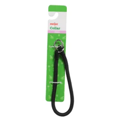 Meijer Soft Choke Dog Collar, Small, Black