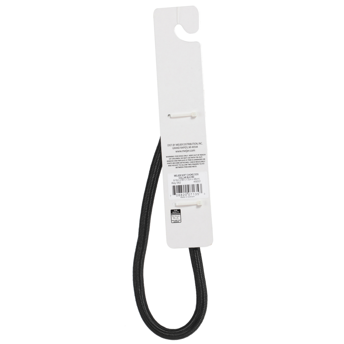 slide 2 of 2, Meijer Soft Choke Collar, Black, Medium, 1 ct