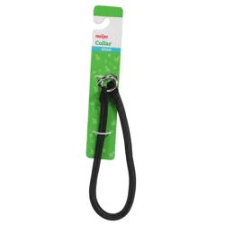 Meijer Dog Collar Soft Choke Black, Md