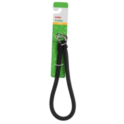 Meijer Dog Collar Soft Choke Black, Lg
