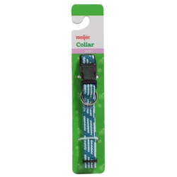 Meijer Dog Collar Adjustable Dark Blue, Sm