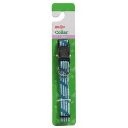 Meijer Dog Collar Adjustable Dark Blue, Sm