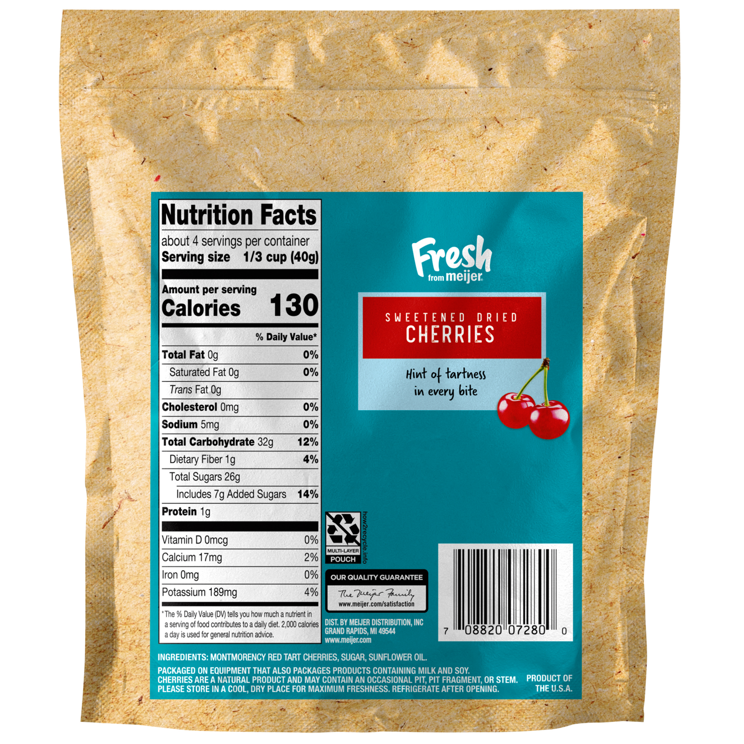 slide 2 of 2, Fresh from Meijer Dried Cherries, 6 oz