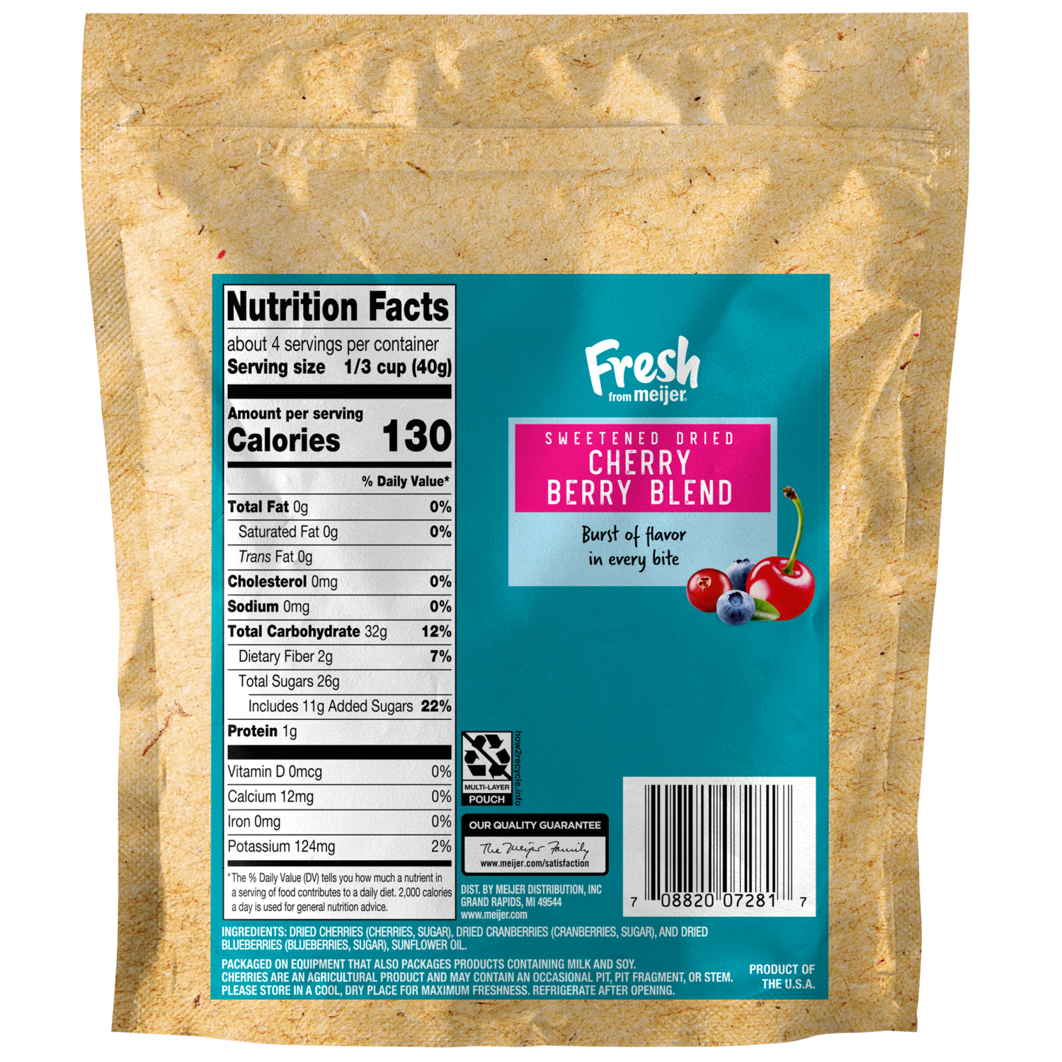 slide 2 of 2, Fresh from Meijer Dried Cherry Berry Blend, 6 oz