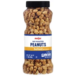 Meijer Salted Dry Roasted Peanuts