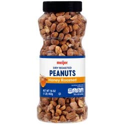 Meijer Honey Roasted Dry Roasted Peanuts