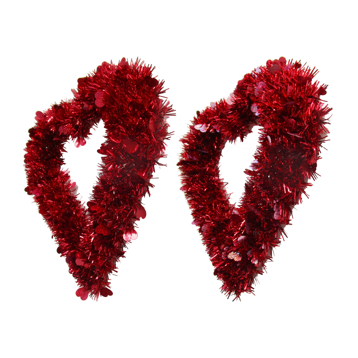 slide 4 of 4, Meijer Corporate Seasonal Meijer Red Heart Wreath w/Diecut Assorted, 16 in w