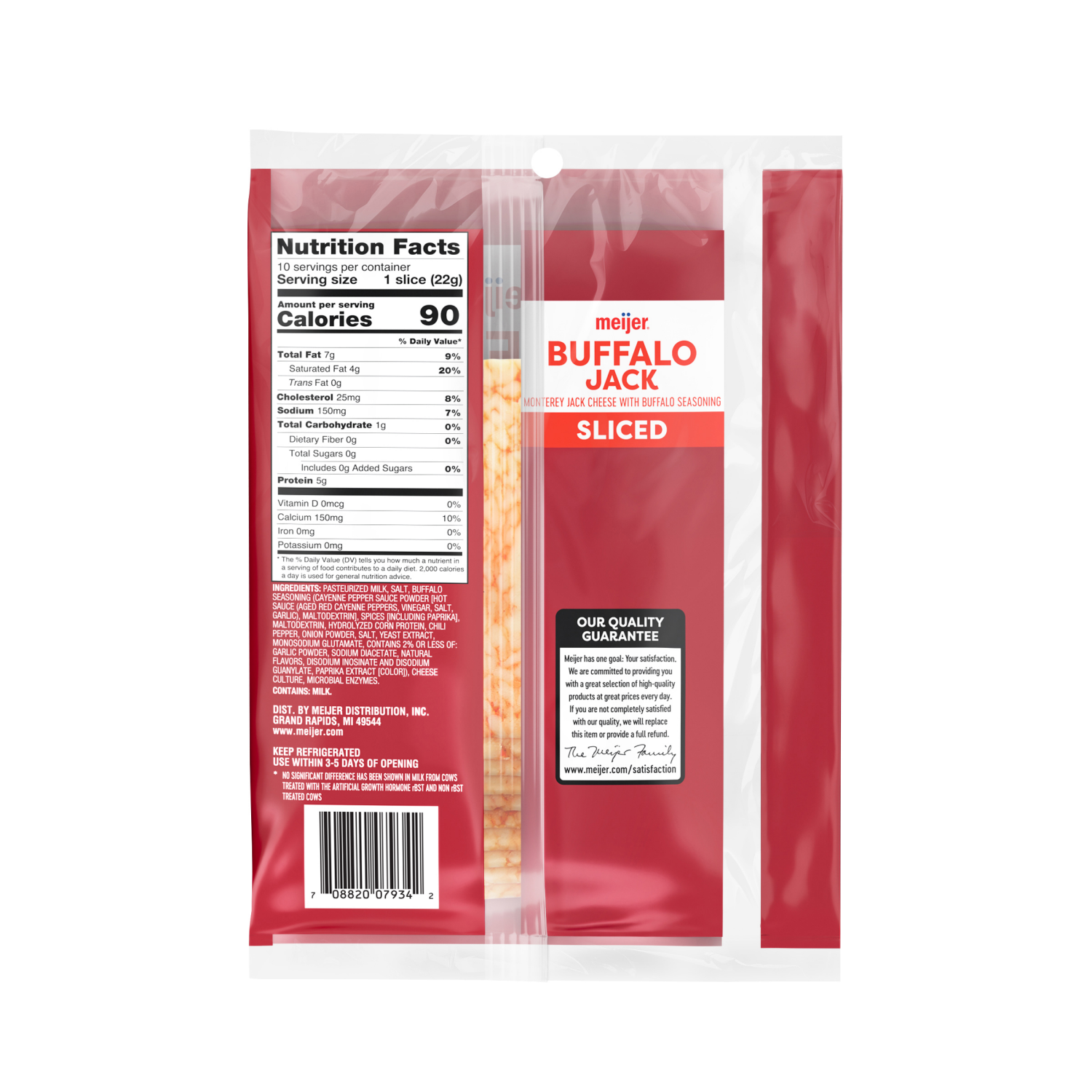 slide 2 of 2, Meijer Buffalo Jack Shingle Slice, 8 oz