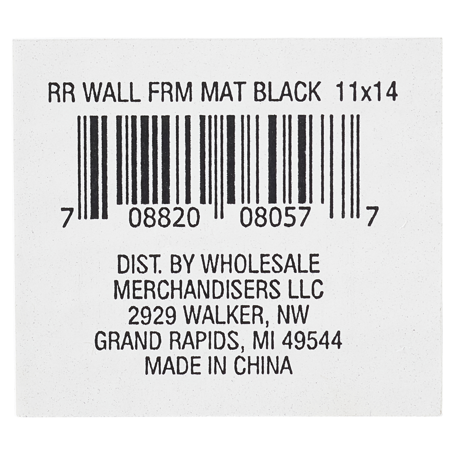 slide 3 of 3, ROOM & RETREAT Room and Retreat Matted Black Gallery Wall Frame 11x14, 1 ct