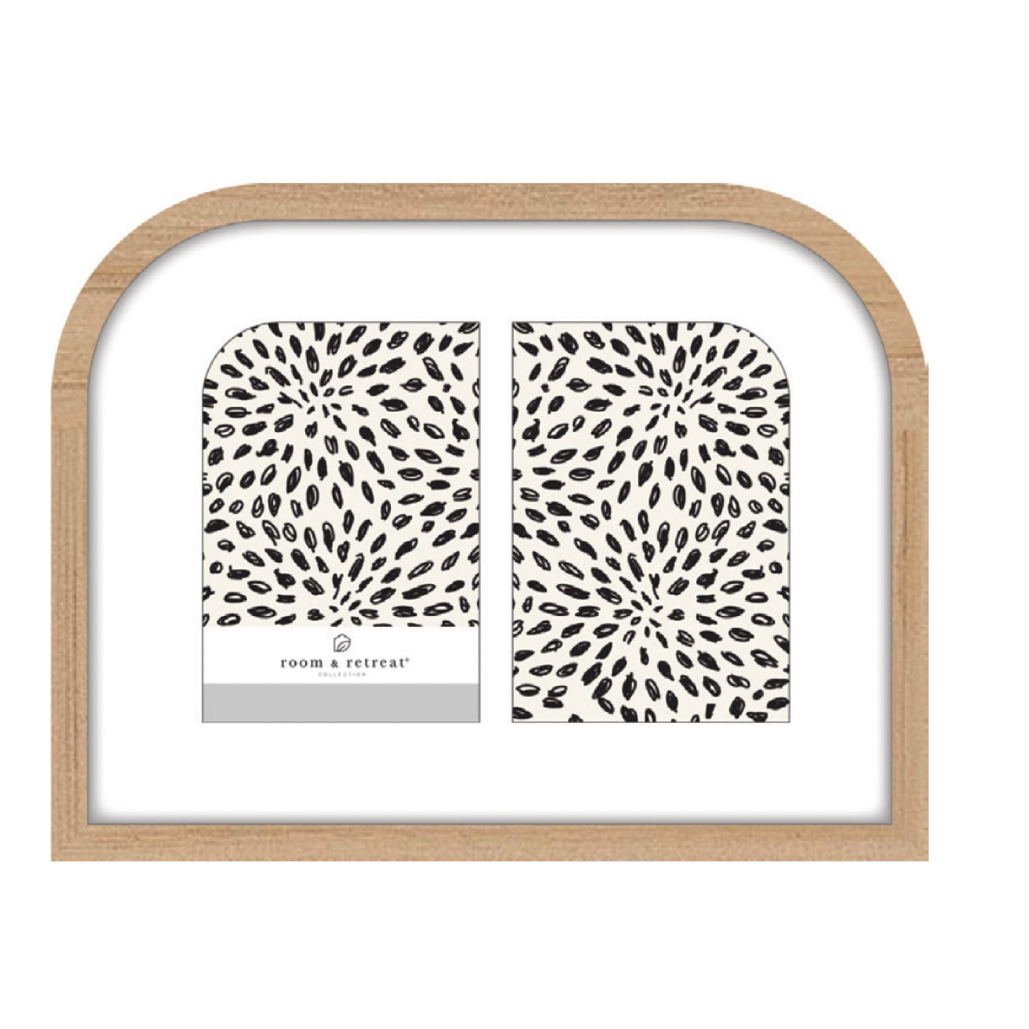 slide 1 of 1, ROOM & RETREAT Room and Retreat Tabletop Arched Double Opening Frame 5X7, 1 ct