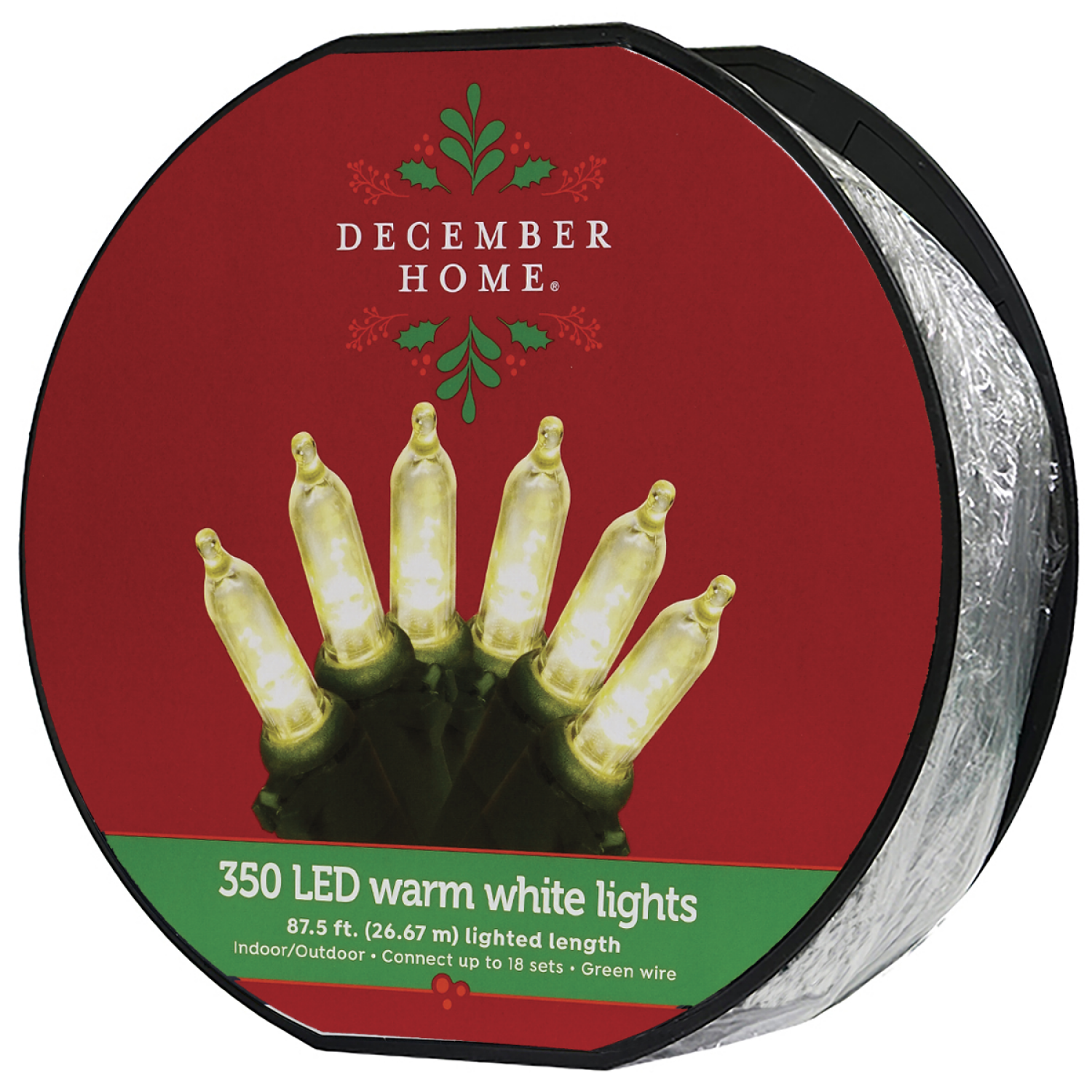 slide 2 of 2, December Home DH LED Mini Light, Warm White, 350 Count, 350 ct