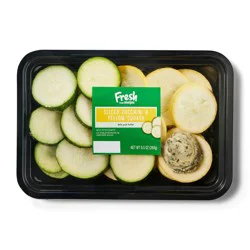 Fresh From Meijer Zucchini & Yellow Squash, 9.5 Oz
