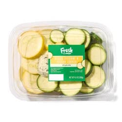 Fresh from Meijer Zucchini and Squash with Pesto Butter 9.5 oz.