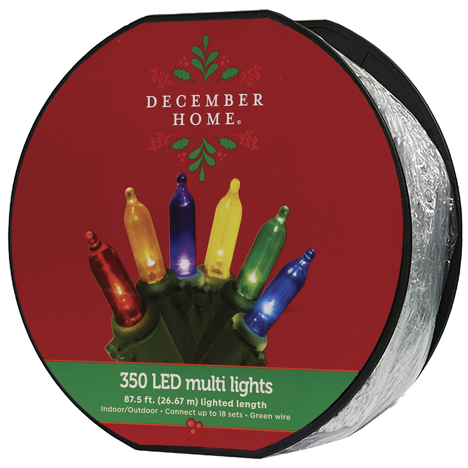 slide 2 of 2, December Home DH LED Mini Light, Multi RYBOGP, 350 Count, 350 ct