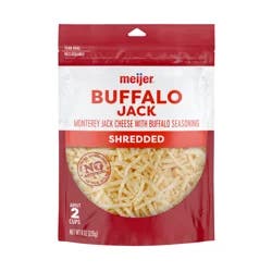 Meijer Shredded Buffalo Jack Cheese, 8 Oz