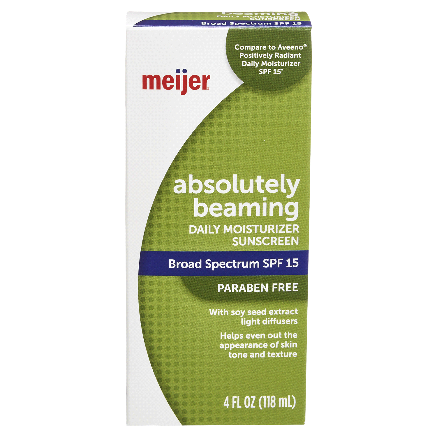 slide 1 of 2, Meijer Absolutely Beaming Daily Moisturizer, SPF 15, 4 oz