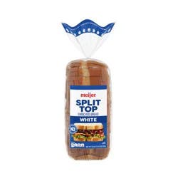 Meijer Split Top White Bread, 22 Oz
