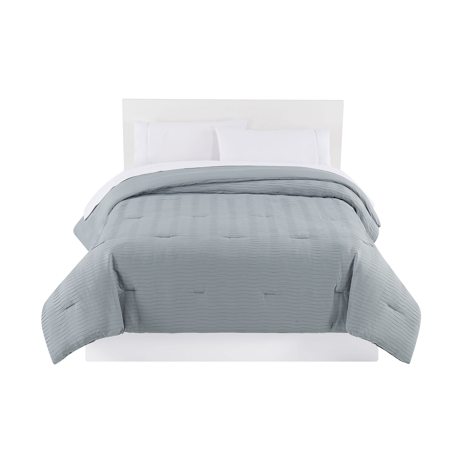 slide 1 of 1, R+R Comforter Mini Pleat, King, King Size