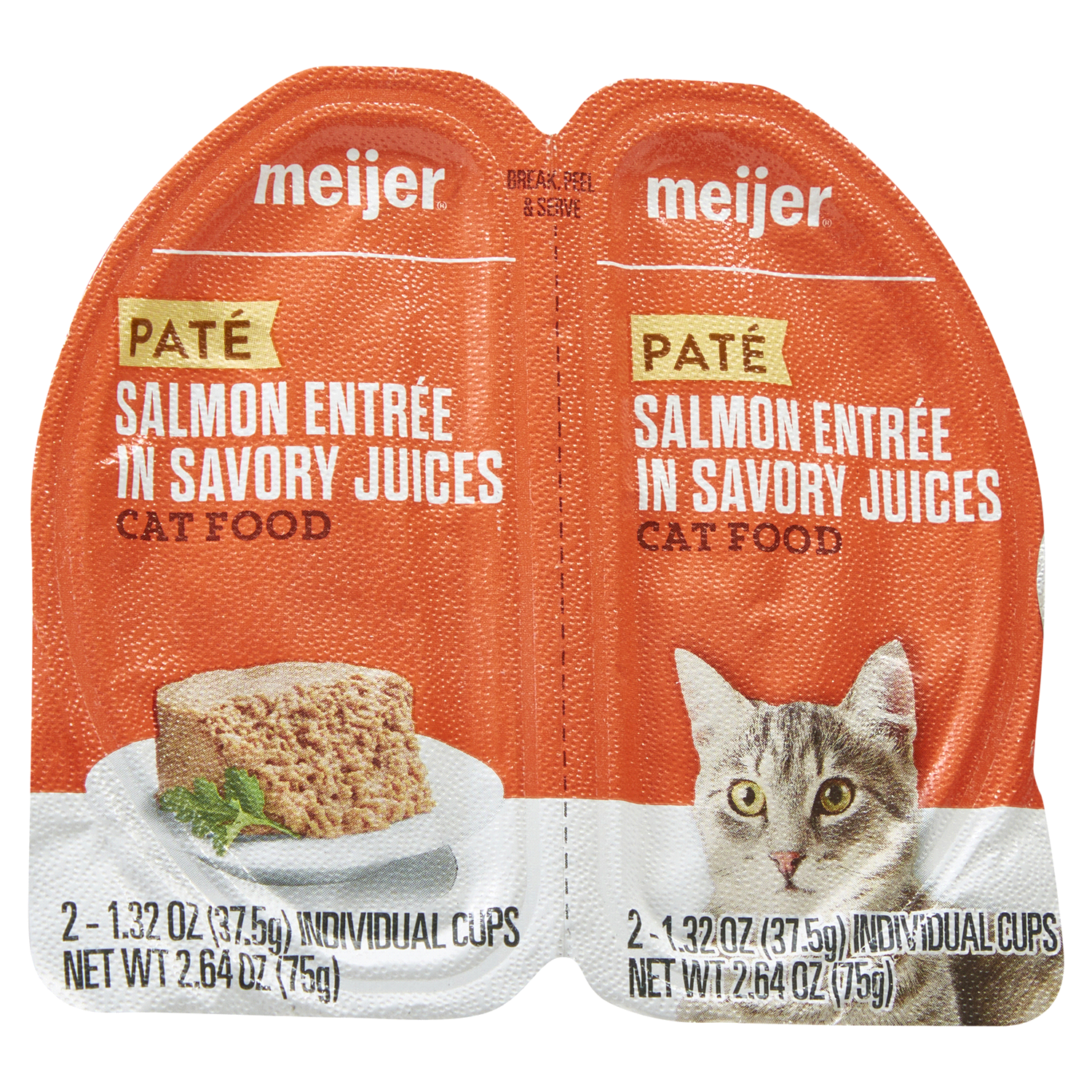 slide 4 of 5, Meijer Salmon Cat Food, 2.64 oz