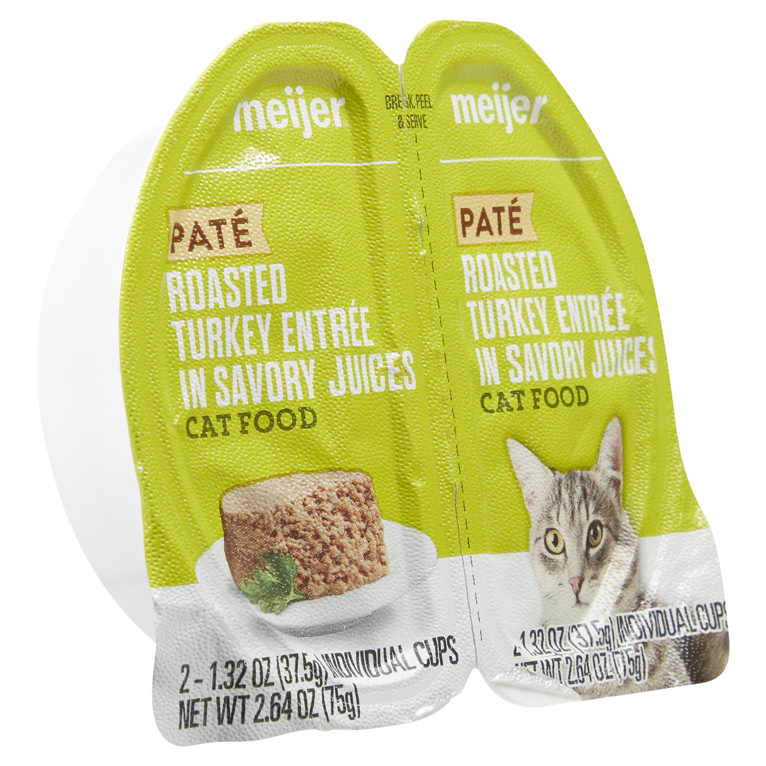 slide 4 of 5, Meijer Roasted Turkey Cat Food, 2.64 oz